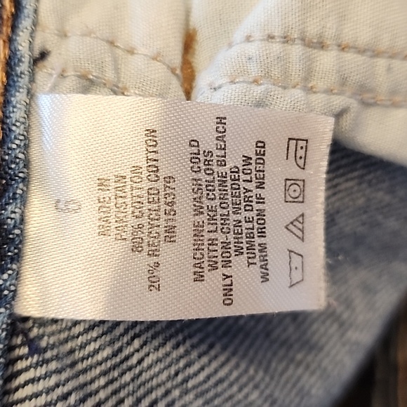 Aeropostale Blue Distressed Jean Shorts - Picture 8 of 9